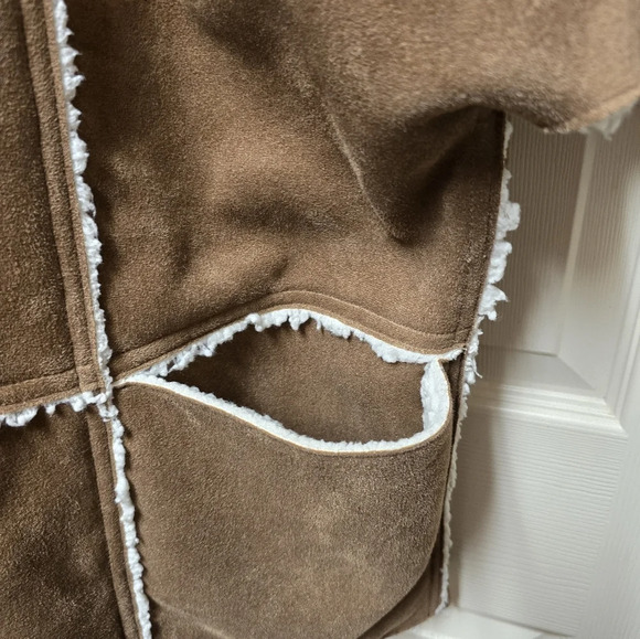 Chico’s Poncho Cape Jacket Sherpa Sz8/10 - Picture 9 of 17